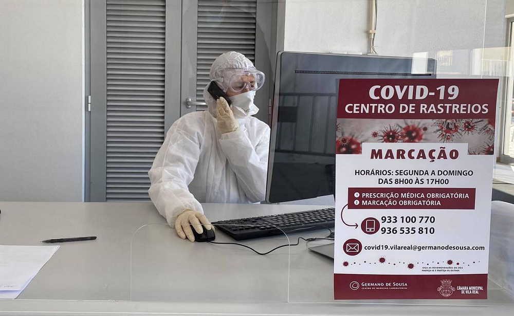 Centro de rastreio em Vila Real com 100 testes diários sem sair do carro