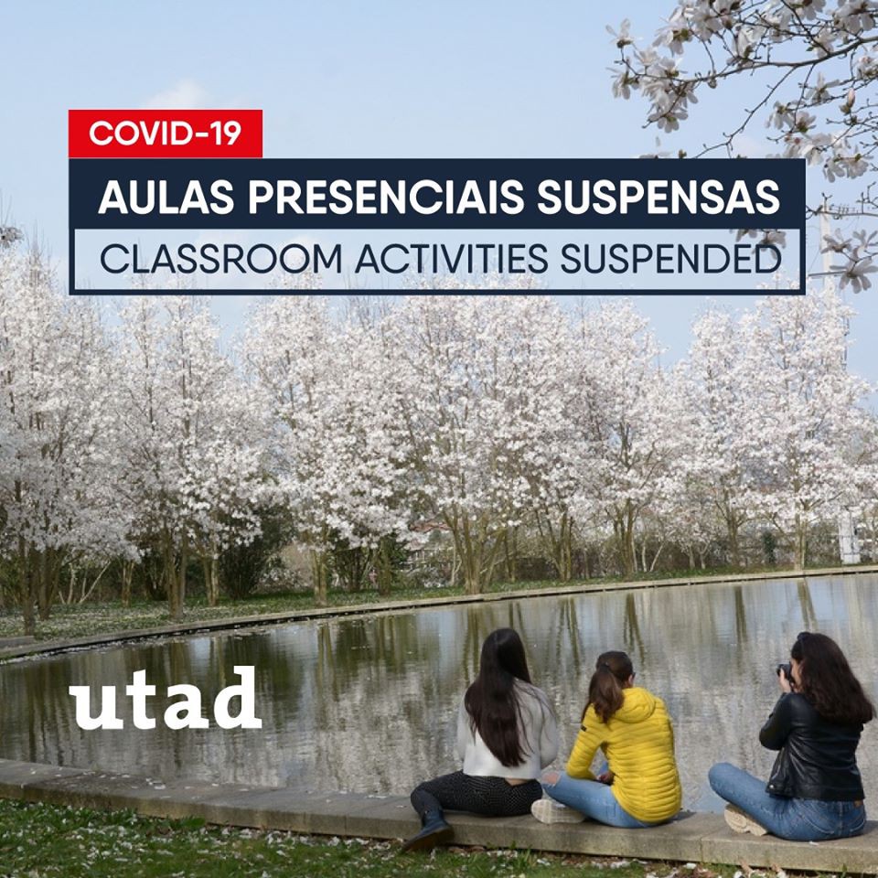 UTAD suspende atividade letiva presencial até 27 de março