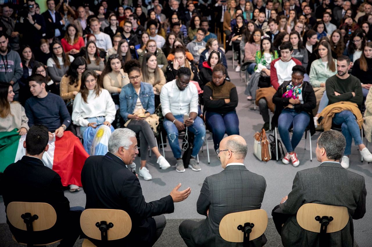 António Costa responde às preocupações dos estudantes do IPB