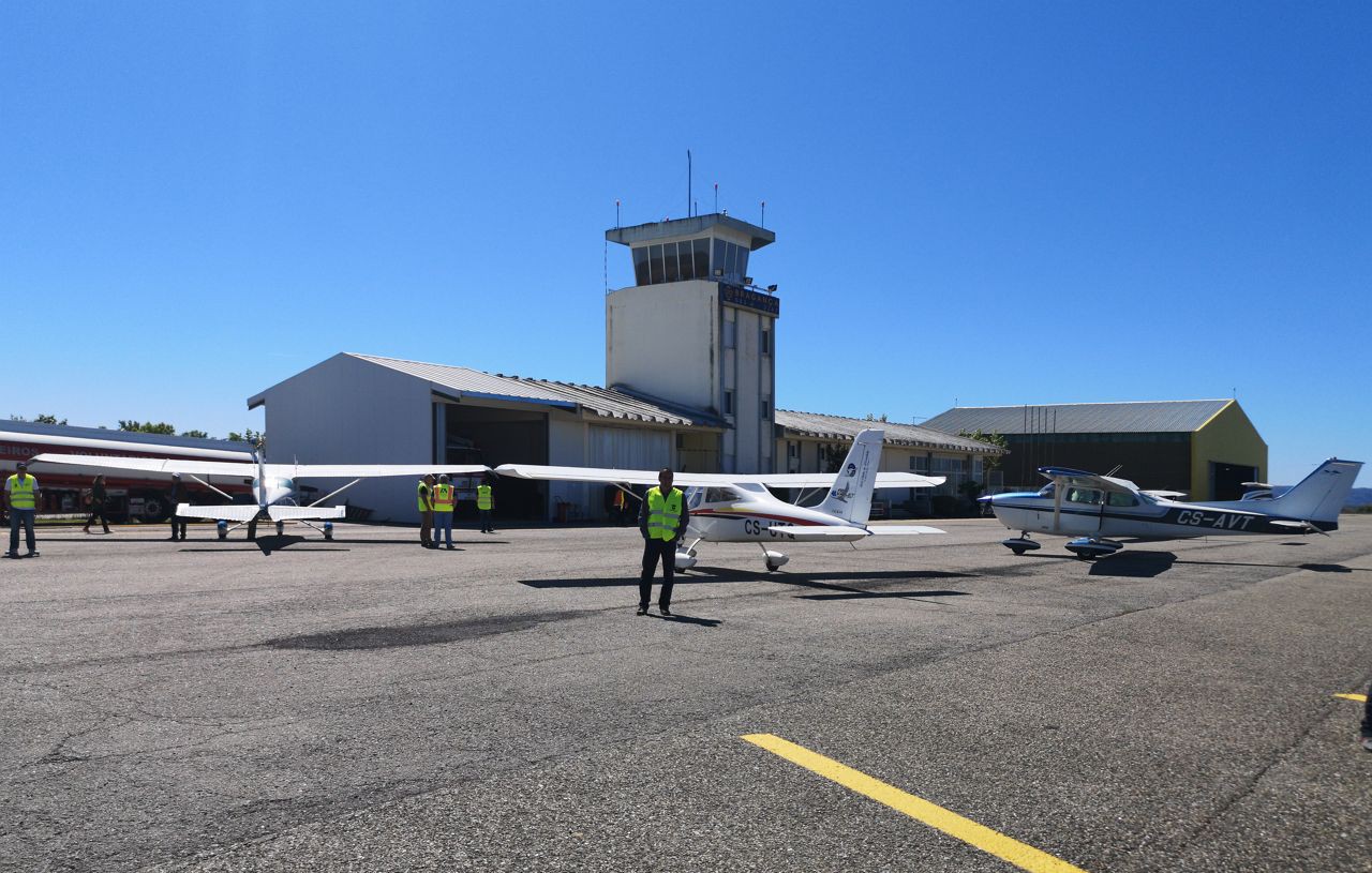 Arte de Graça Morais vai voar com o Aeroclube de Bragança