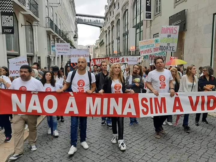 Concentração contra a mina de lítio a céu aberto no sábado em Montalegre