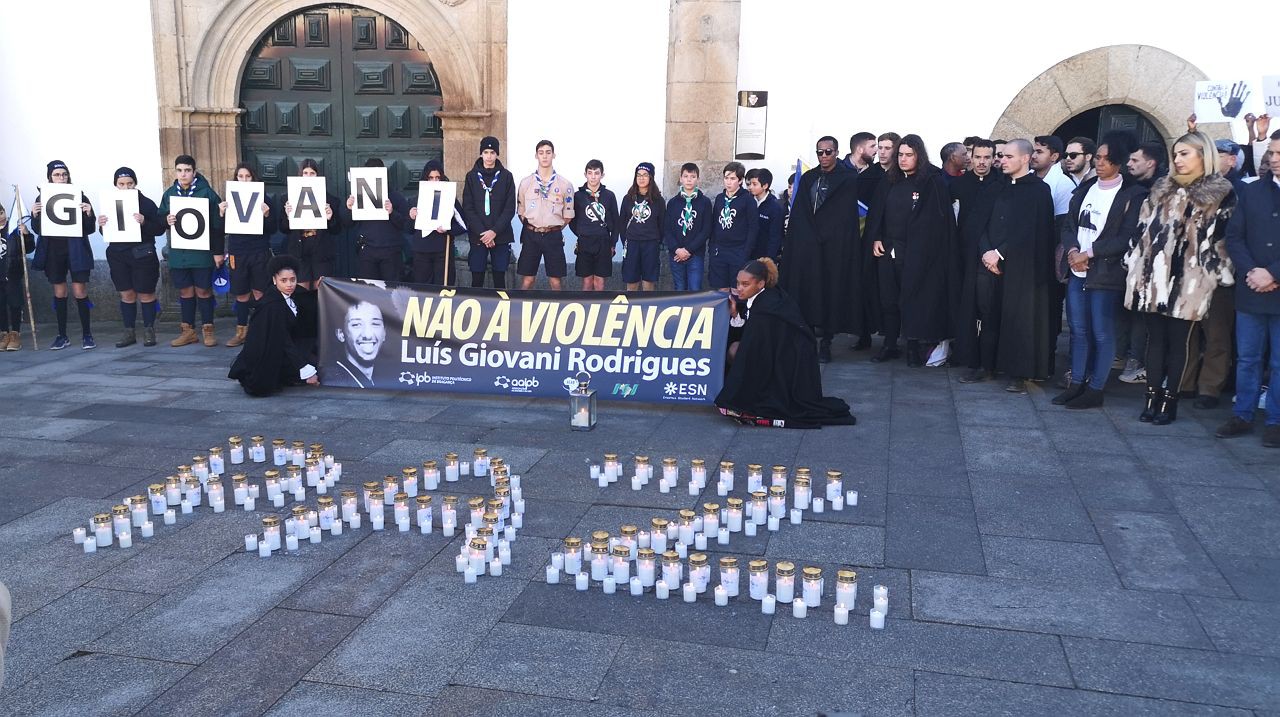 “Não à violência” marcou marcha por estudante cabo-verdiano em Bragança