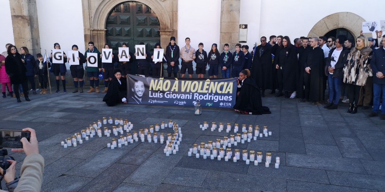 “Não à violência” marcou marcha por estudante cabo-verdiano em Bragança