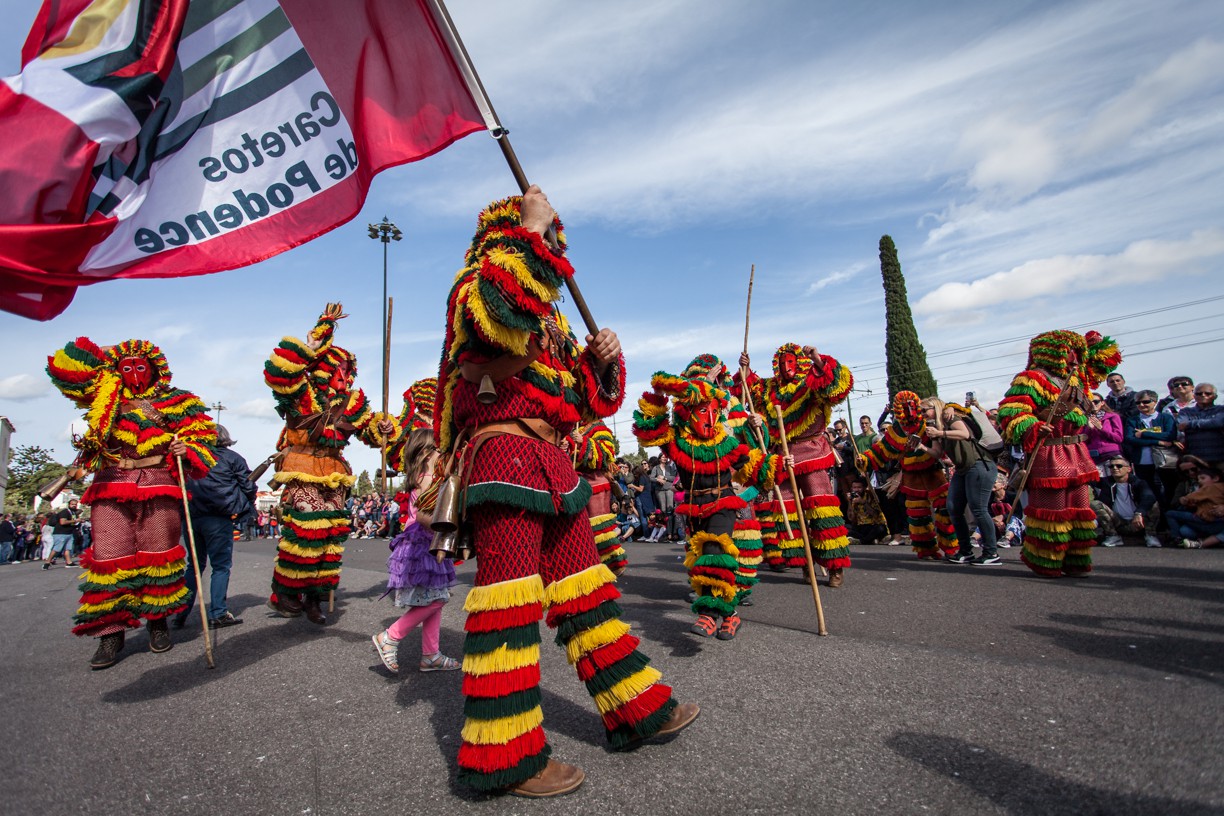 Caretos recebidos em festa no domingo