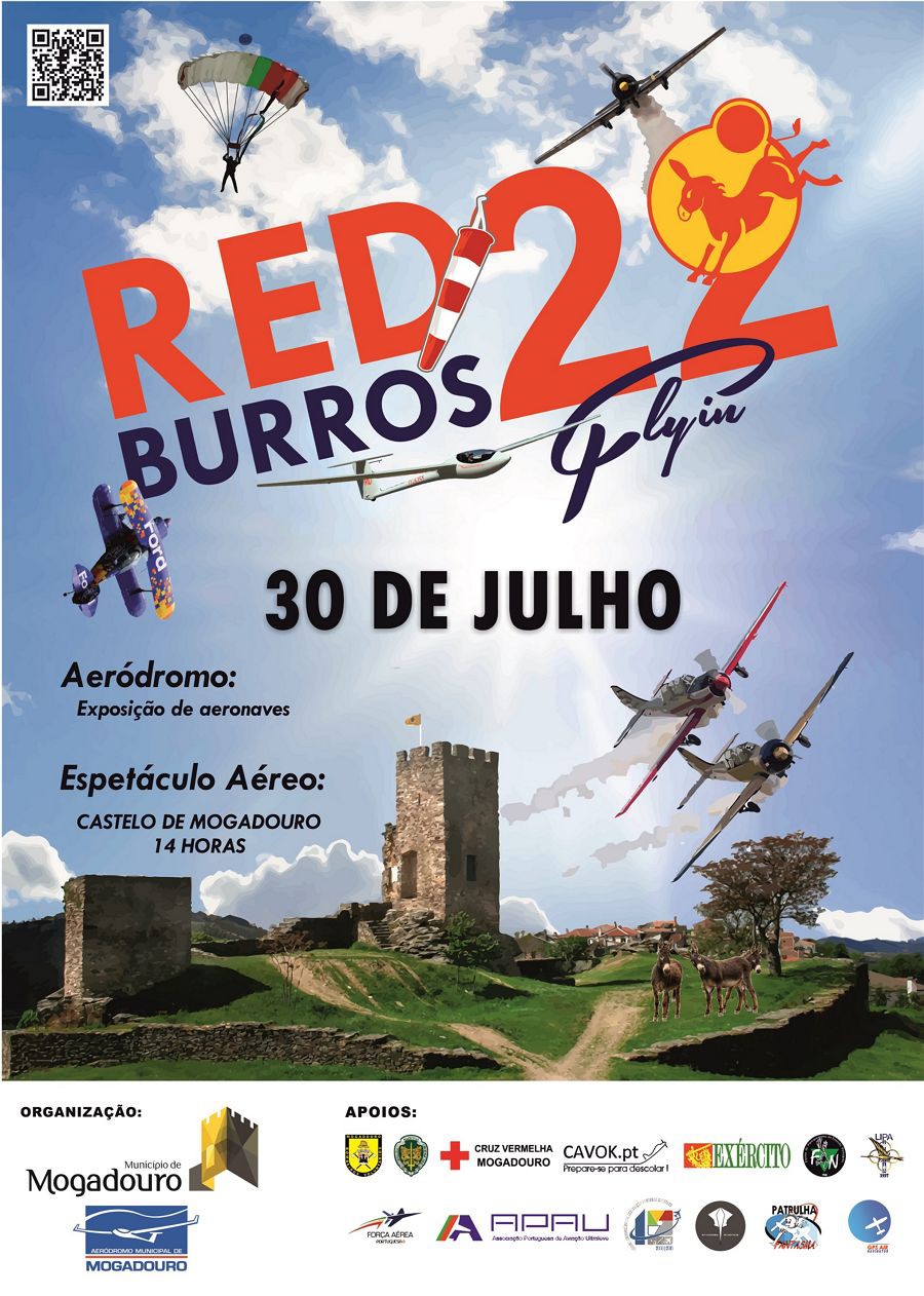 Festival aéreo "Red Burros" regressa sábado a Mogadouro com novo formato