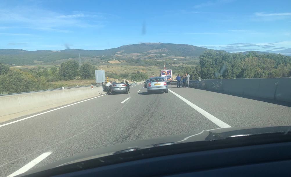 Acidente grave na A4 na (descida de Rossas)