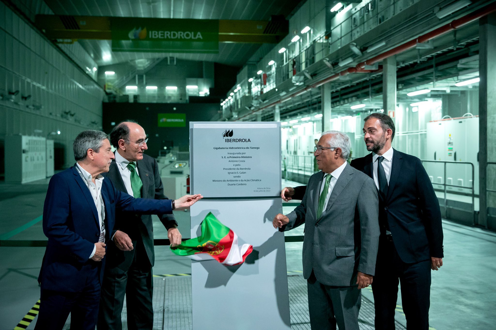 António Costa inaugurou hoje o Sistema Eletroprodutor do Tâmega