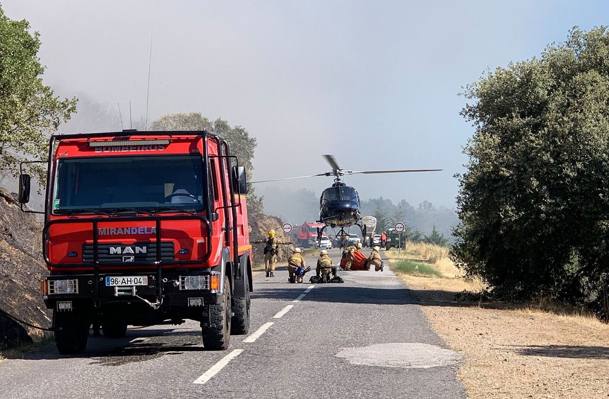 Dominado fogo que deflagrou no concelho de Mirandela