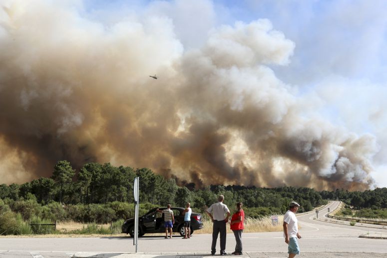 Dois feridos, um deles com queimaduras, no fogo de Alijó, Vila Real