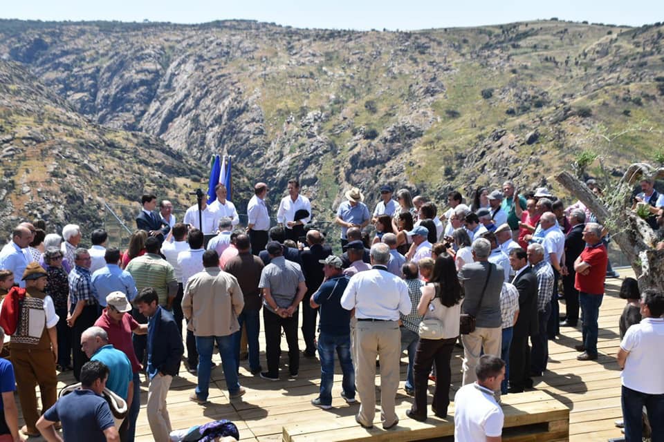 Ministro do Ambiente inaugurou o miradouro da Fraga do Puio