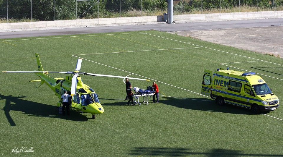 Vítimas de queda de helicóptero do INEM distinguidas com medalha