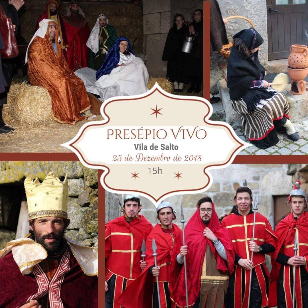 Presépio Vivo 2018 na vila de Salto