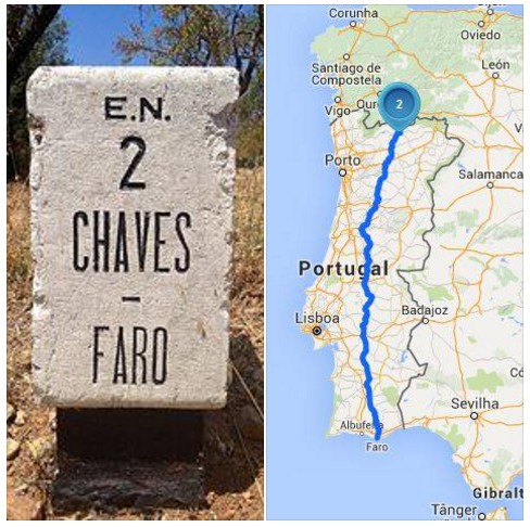 EN2 Chaves-Faro eleita um dos 19 locais do mundo a visitar em 2019