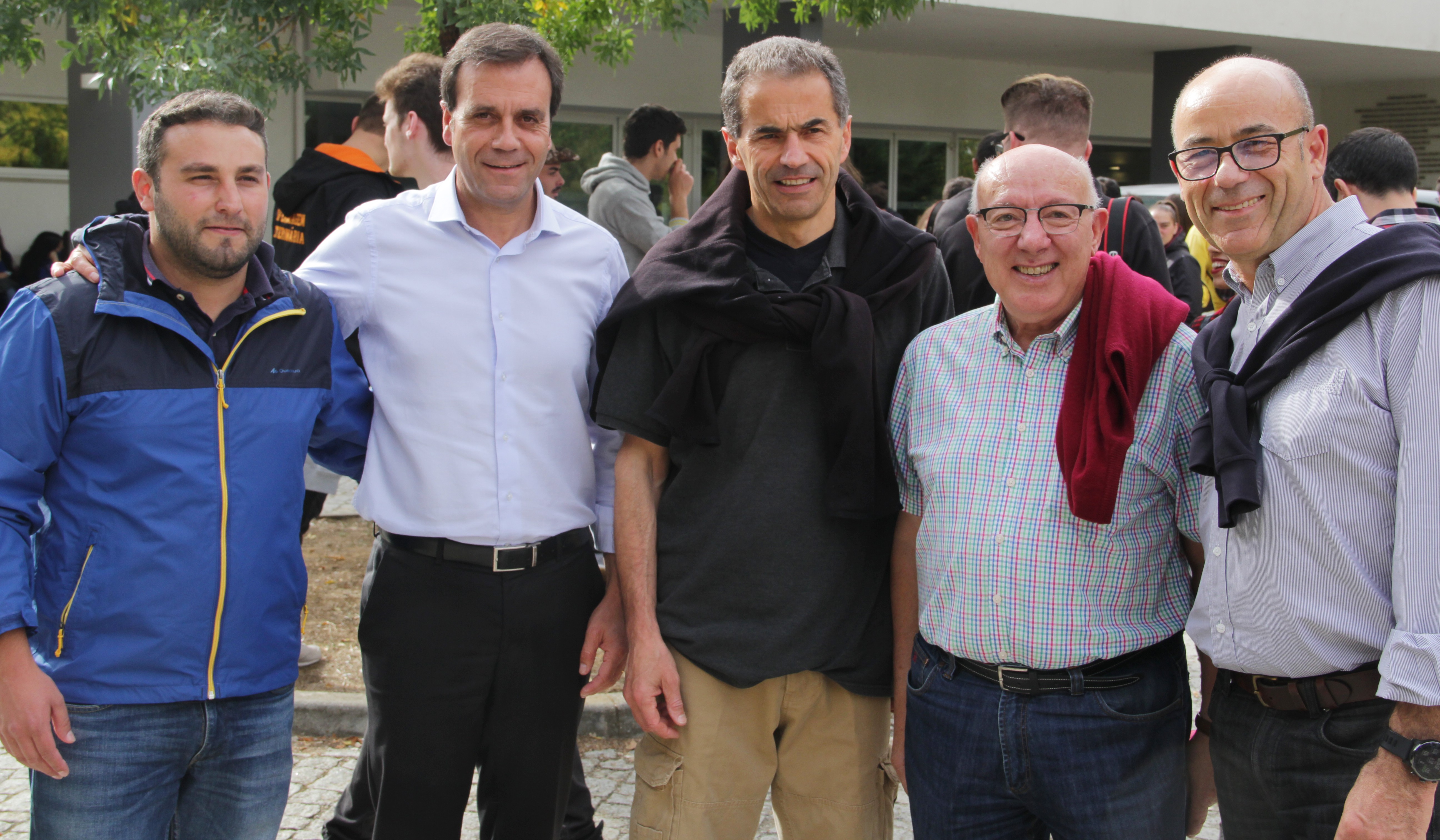 Caminhada com Manuel Heitor e a integração dos novos alunos do IPB