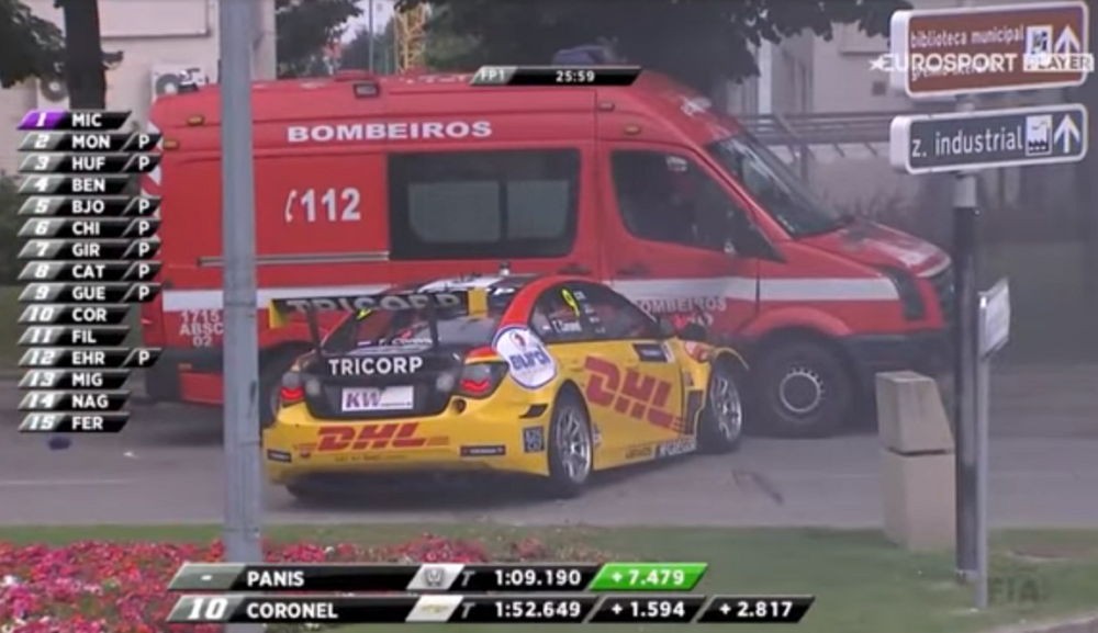 Acidente em Vila Real no WTCR provocou ferimentos em quatro pilotos