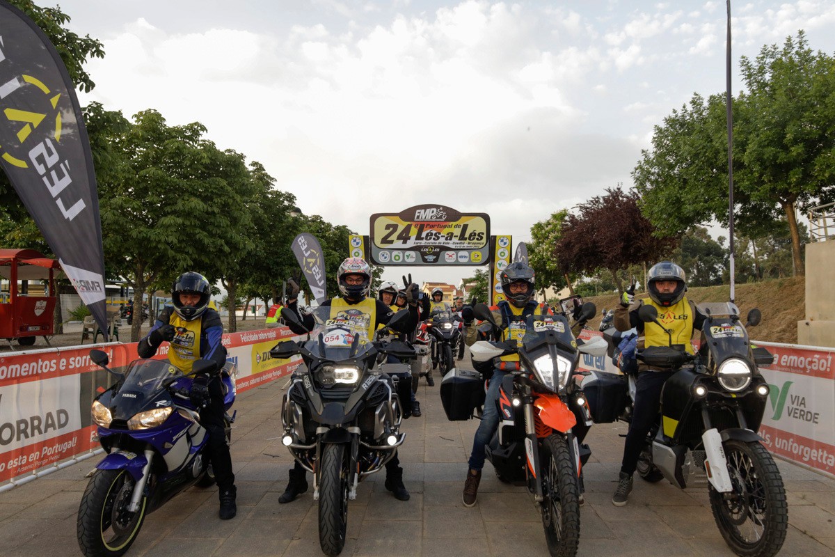 O Nordeste recebeu em festa os 2400 motociclistas do Lés-a-Lés