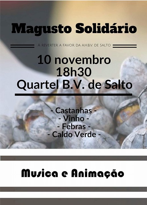 Magusto solidário em Salto organizado pelos jovens