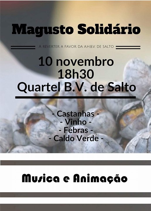 Magusto solidário em Salto organizado pelos jovens 