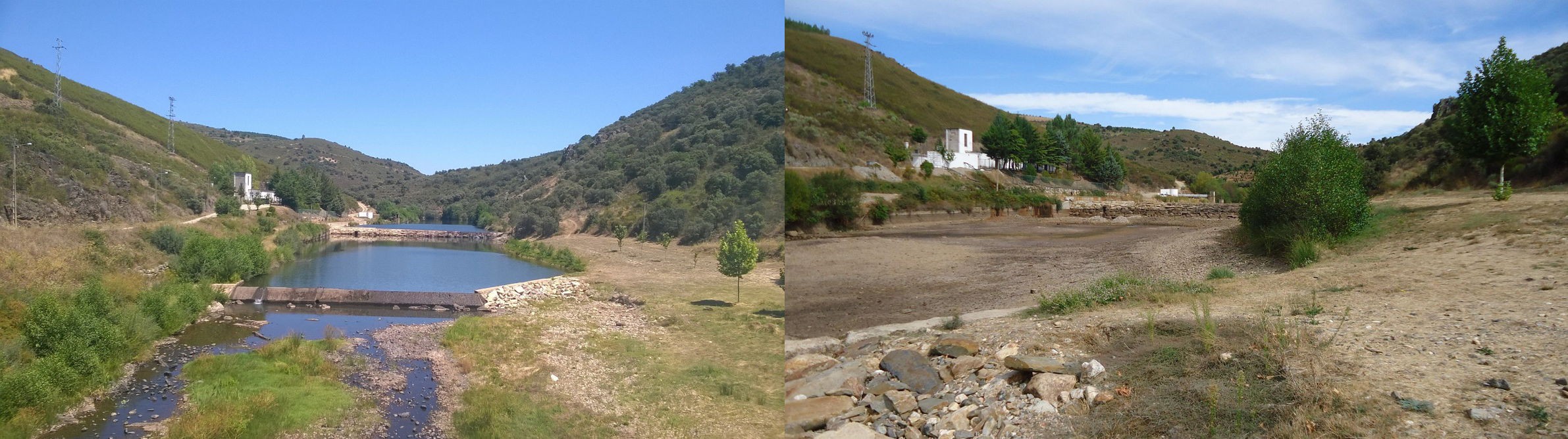  Rio Maçãs praticamente seco, captações no limite