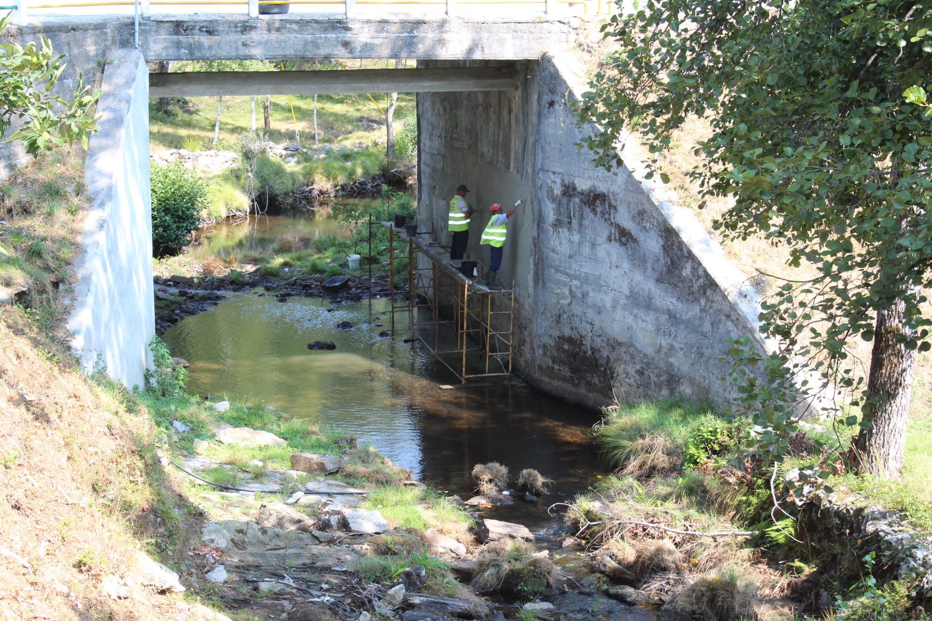 Acidente de trabalho nas obras de reparação de ponte