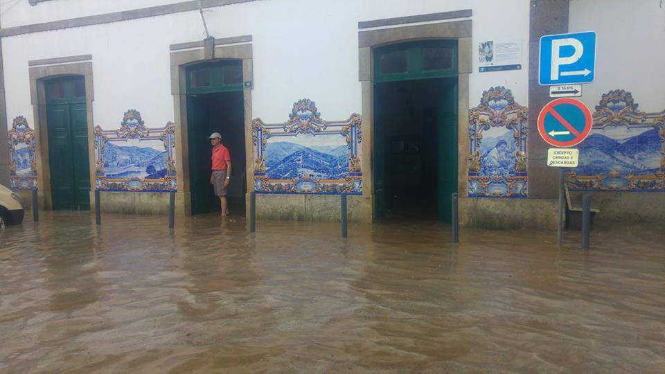 Chuva intensa e granizo provoca estragos no distrito de Vila Real