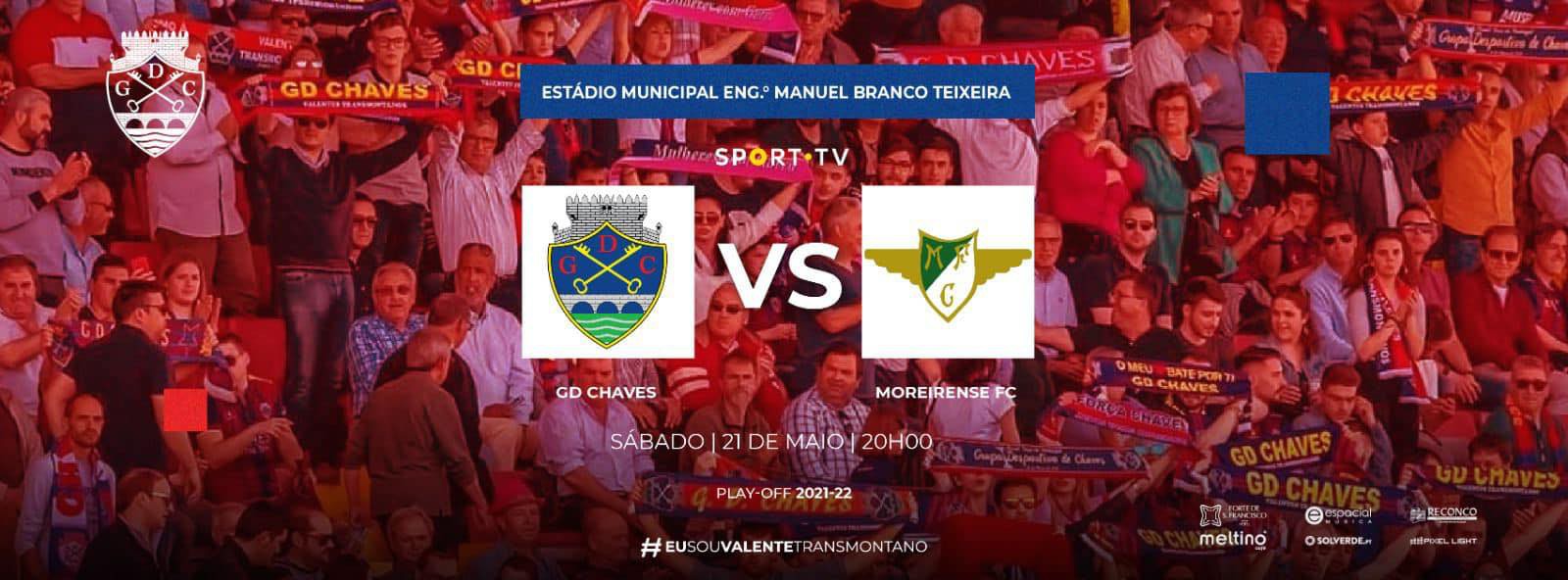 Desportivo de Chaves e Moreirense em luta pelo unico lugar na I Liga