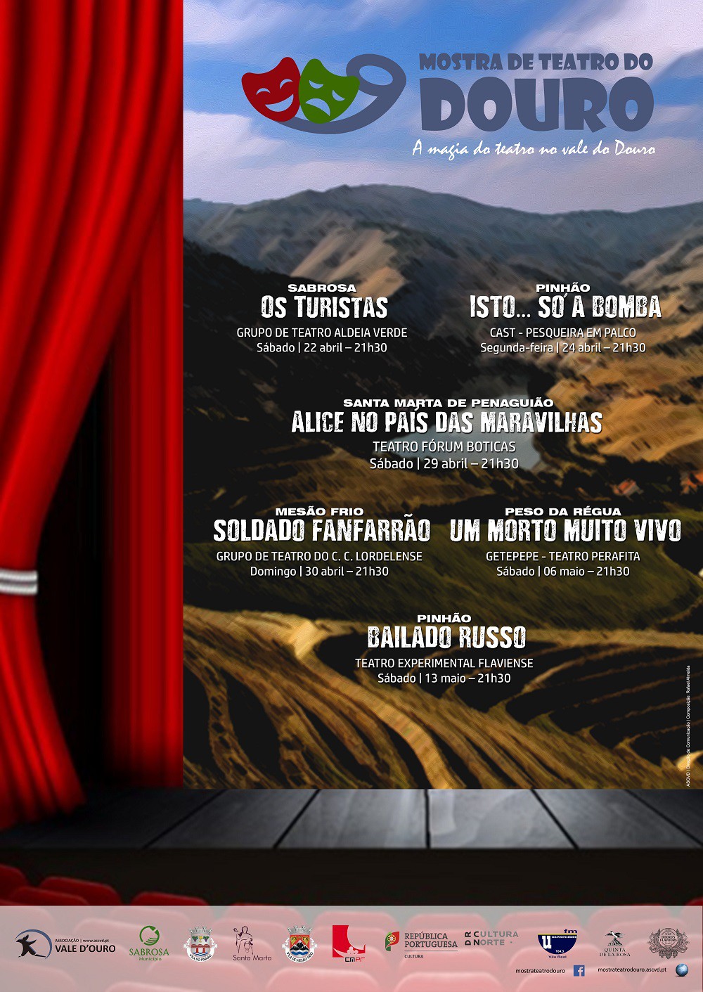 A magia do teatro voltar a subir aos palcos do Douro