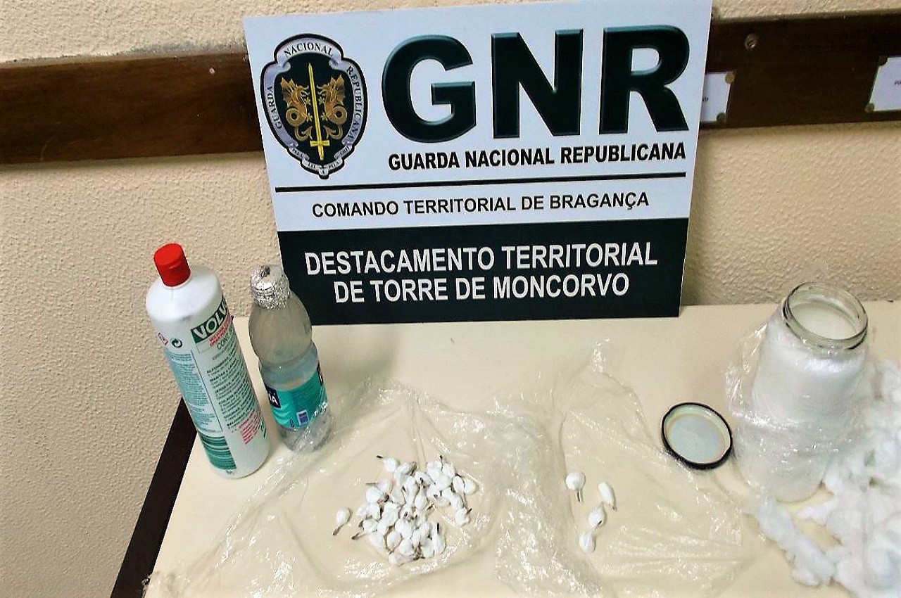Apreensão de 45 doses de cocaína em Moncorvo