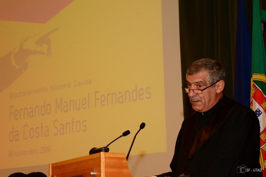 Fernando Santos honrado com "honoris causa" da UTAD