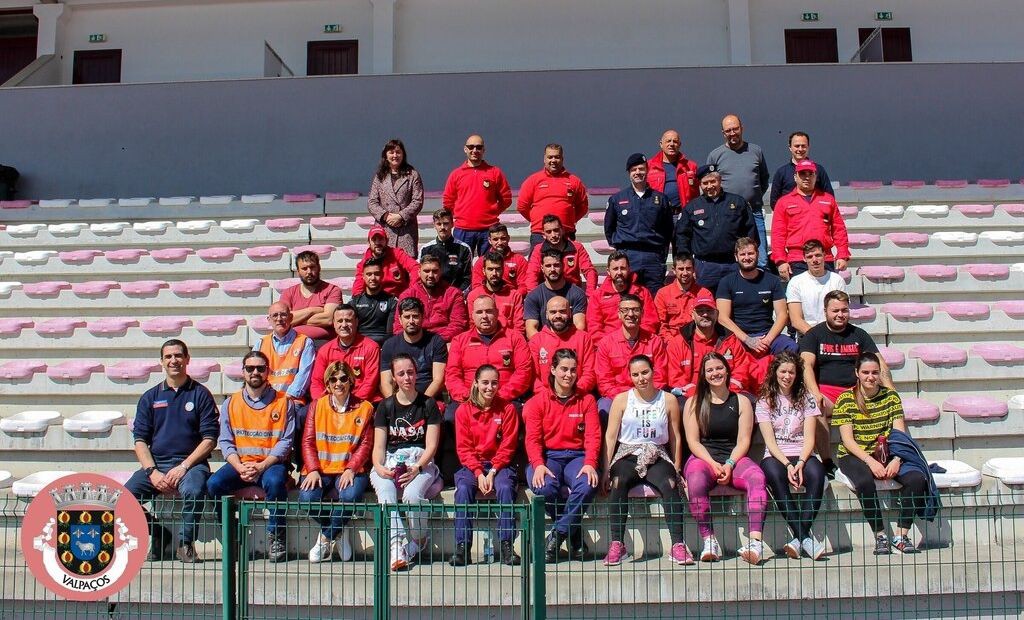 Provas físicas de bombeiros realizadas no Estádio Municipal de Valpaços