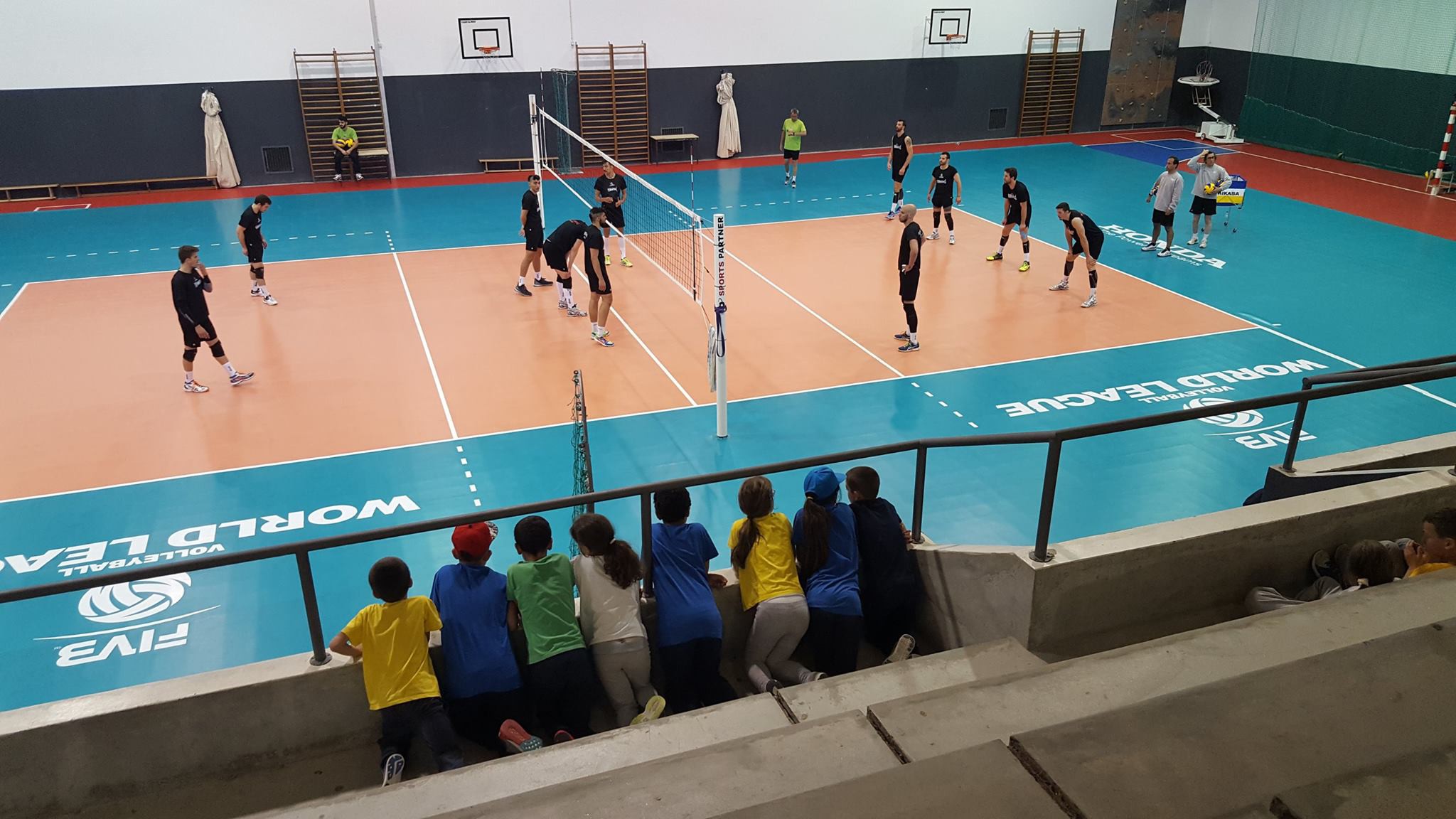 Preparação para o Mundial de Voleibol em Vila Flor