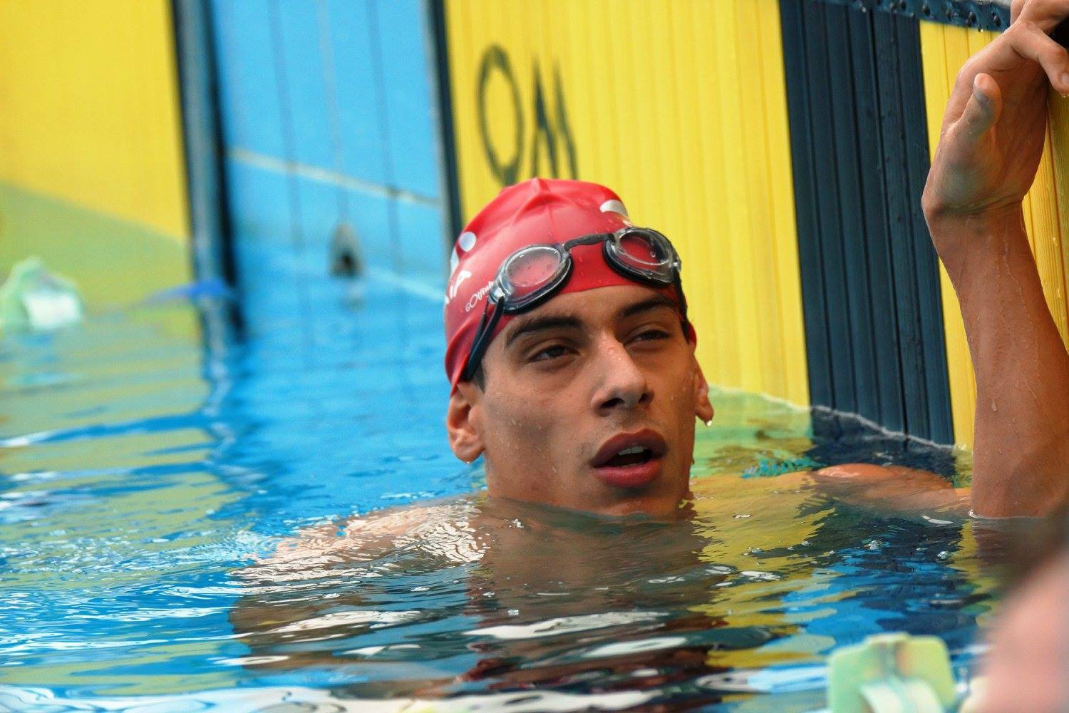 Nuno Alves no Campeonato da Europa de natação adaptada