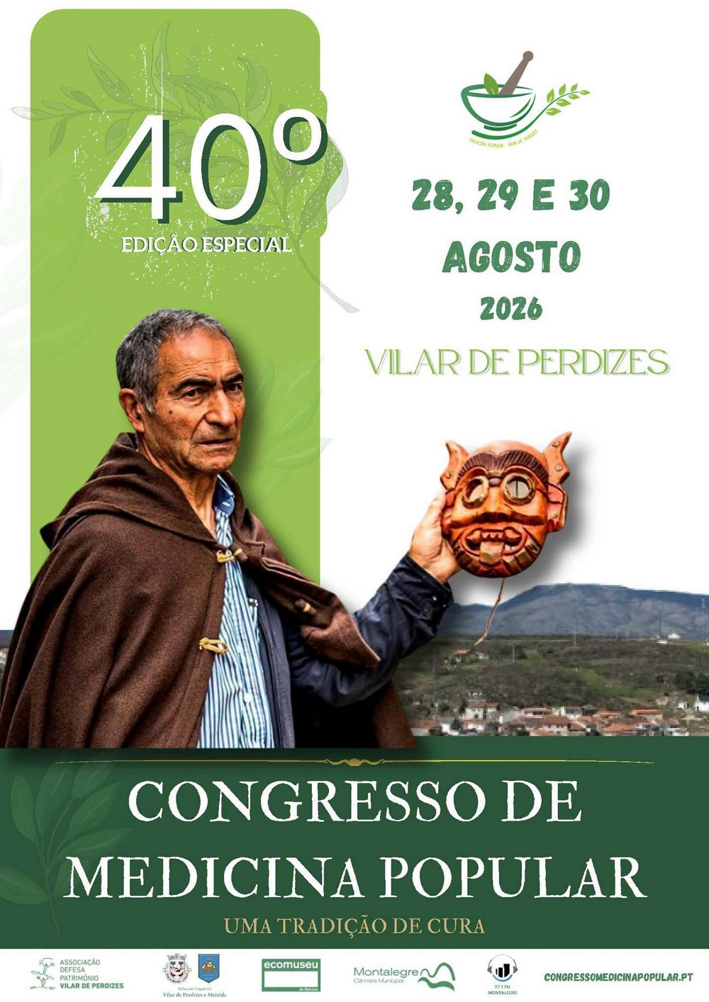 40.º Congresso de Medicina Popular de Vilar de Perdizes | 28, 29 e 30 de agosto