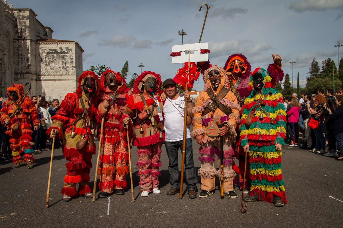 Caretos de Trás-os-Montes no Festival Internacional da Máscara Ibérica